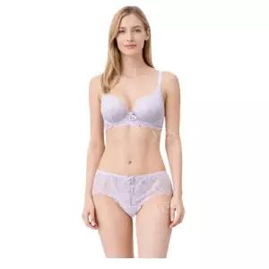 [롯데백화점]예스 (A컵-D컵)파스텔 라벤더 코르셋 디테일 브라 레이스 팬티세트YSWBB501YSWPB502