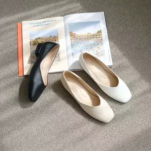 [NS홈쇼핑]올리 델리 여성 스퀘어 플랫 슈즈 2cm[35684054]