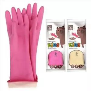 천연 아동 고무 장갑 라텍스 어린이 고무 장갑 유아 키즈 WFLPA4F