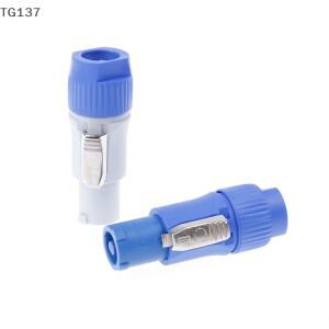 10개 20A 250V AC 전원 3핀 플러그 남성 파워콘 커넥터 NAC3FCA 스피콘