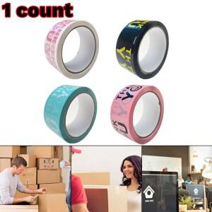 다채로운 웃는 얼굴 감사합니다 장식 포장 테이프 프린팅 익스프레스 씰링 선물  및