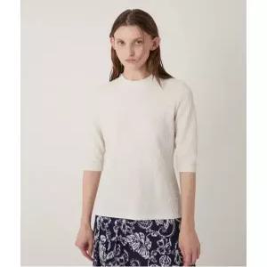 [올리비아로렌][비밀특가] 주름저지 반넥 티셔츠_VOCAL3F7451