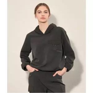 [올리비아로렌][비밀특가] 배색후드 블라우스_VVCNL4F7371