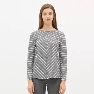 [올리비아로렌]사선 스트라이프 티셔츠__VOCALUF8311