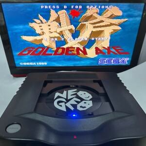 탑로더 NEOGEO CD 콘솔용 128G(134게임) TFCard가 포함된 NEOCD SD-LOADER(Rev M)