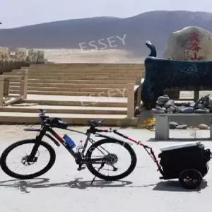 킥보드 트레일러 장착 자전거 후면 다용도 방수 클램프 수레 바퀴