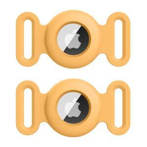 애플 Airtag 케이스에 대 한 실리콘 커버 개 고양이 고리 GPS 파인더 에어 태그 추적기 홀더에 다채로운 보