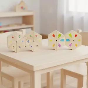 캐스B 무게매칭블럭 소리매칭 원목블록 쌓기놀이 매칭블럭 소근육발달 짝맞추기 지능개발 장난감