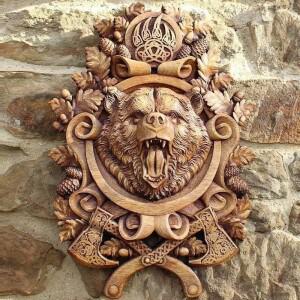 베어 프레임 3D STL 포맷 릴리프 디지털 파일 CNC 라우터 조각 기계 ArtCAM Aspire Type3 세부 디자인