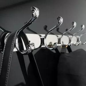 인테리어 후크 스텐레스 벽 옷걸이 행거 (실버)