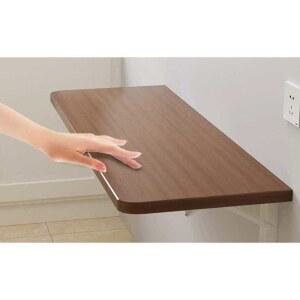 부엌 벽 선반 접이식 테이블 우드 주방 벽걸이 벽선반 인테리어