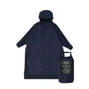 일본 정품 남녀공용 레인코트 파우치 세트(네이비) G