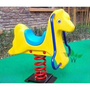 샤크팡 야외 목바 놀이기구 스프링 놀이터 흔들의자 그레이 카페