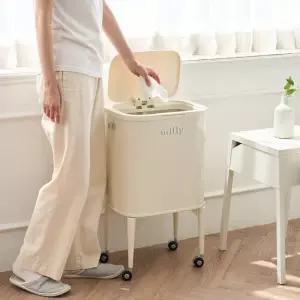 [무료배송] 이노센트 위든 이동식 푸쉬형 35L 휴지통 i106068