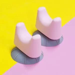 흡착 실리콘 마사지기 U자형 마사지볼 지압기 등마사