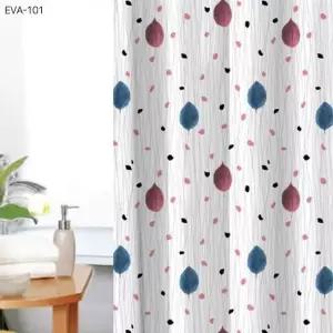욕실 방수 샤워커튼 EVA 물줄기 방지 커튼 인테리어 (WFKFZBP)