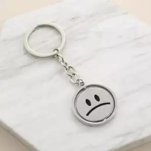 커플 스마일 홀더링 자동차 차키 키링