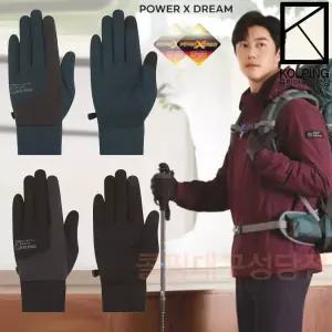 [콜핑] 로키 남여공용 겨울 절개 라인과 멜란지 소재 기본 파워 장갑 (KUG5608U)