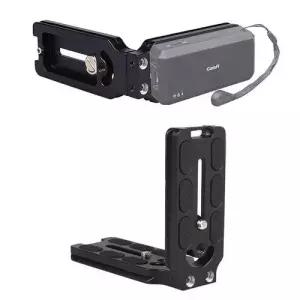 퀵슈 플레이트 카메라 DSLR 삼각대 L자형 헤드 브라켓 WFLPMJO