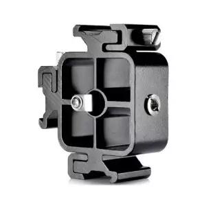 플래시 홀더 스트로보 트리플 핫슈 마운트 3개 조명 LED 삼각대 헤드 W53C310