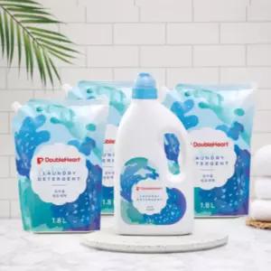 더블하트 유아 세탁 세제 1.8L 용기 리필 출산 준비 BNA