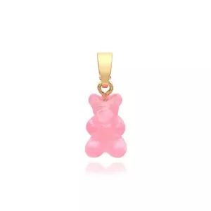 크리스탈헤이즈 노스텔지아 베어 클래식 버블검 골드 펜던트 참
