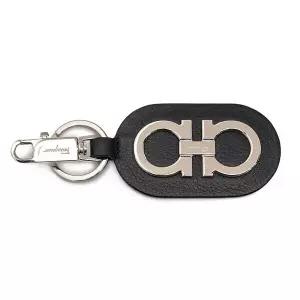 [명품] 페라가모 간치니 키링 66 1107 NERO 757996