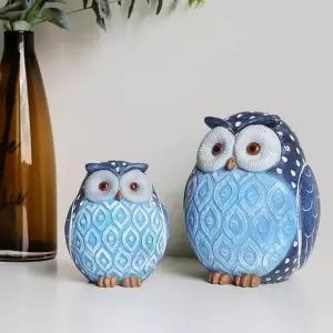 부엉이 GJV413L1 장식품세트 2p 부엉이피규어 집들이선물 부엉