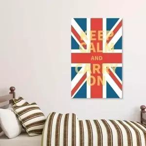 ( NXB168W8 출고옵션 - 25X25cm ) 유럽 캔버스액자 keep clam a