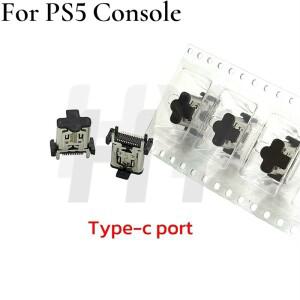 플레이스테이션 5 PS5 콘솔용 10PCS 타입-C 소켓 포트 USB 충전기 전원 잭 인터페이스 커넥터 교체