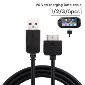 1/2/5개 USB 데이터 전송 및 충전 케이블 플레이스테이션 PSV1000 PSVita PS 전원 어댑터 1000