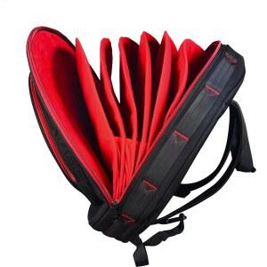 니우 카코 22인치 심벌백, 6mm 패딩 칸막이가 있는 더블 레이어 심벌 케이스, 드럼 및 액세서리용 손잡이 백팩 스트랩