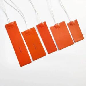 5V 12V 24V 36V 48V 110V 220V 380V 실리콘 가열 패드 사각형 고무 열 매트 침대 플레이트 플렉시블 방수 3