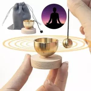 싱잉볼 미니 티베트 수납 가방 명상용 음악 휴식 구리 소리볼 요가용