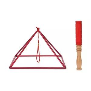 싱잉볼 컬러풀 에너지 피라미드 사운드 힐링 명상 싱잉 볼 전문 금속 수제 타악기