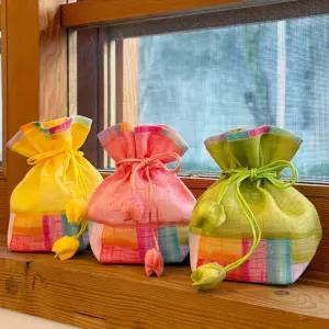 오색 복주머니 세뱃돈주머니 설날 추석 한복소품 유아 키즈 전통한복 복 주머니