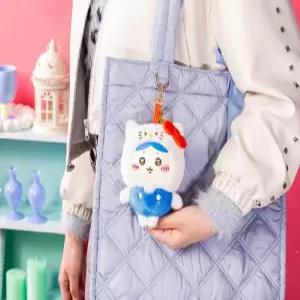 치이카와 X 산리오 캐릭터즈 키라메코 키링 카라비너 키홀더 열쇠고리