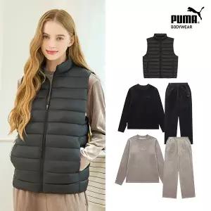 푸마 여성 벨로아 웜셀 이지셋업 2세트+패딩베스트 1종