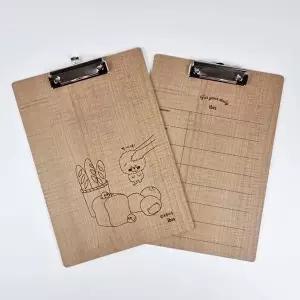 ibis 4500 내추럴우드클립보드 1세트 20개입 11785 (KYR-WFHY24T)