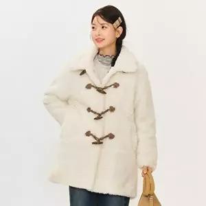 [셀러허브 1]체이스컬트 HC24 여성 보아 더플 코트 뽀글이 양털 떡볶이 자켓 코트 EFRG4392D0A