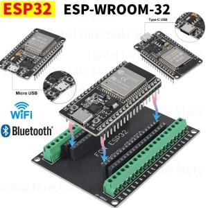 ESP32 개발 보드 WiFi + 블루투스 모듈 초저전력 소비 듀얼 코어 NodeMCU-32S 32D 32U 30핀
