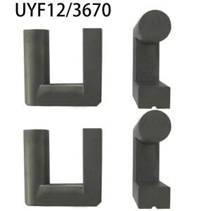 UYF12/3670 UYF16/4376 Mn-Zn PC40 초크 코일 고주파 변압기 U  홈 원통형 소프트 페라이트 로드 바 코어
