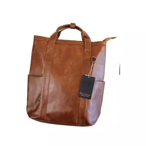 남성 가죽 백팩 대용량 빈티지 여행용 노트북 가방