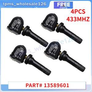 13589601 13598773 TPMS 433MHZ 타이어 압력 모니터 센서 4PCS GMC BUICK LACROSSE CADILLAC SRX 쉐보레호