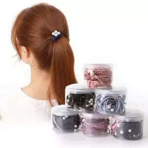 [룽스]머리끈 머리방울 헤어끈 헤어고무줄 24종