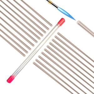 25 Sticks 브레이징 로드 5% 보관 BCuP-3 10인치 냉장고 유닛용 에어컨 1/25 실버 용접봉 x HVAC 냉장 납땜