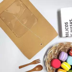 [룽스]투명창 하도메 빵봉투 봉투 A4 1P