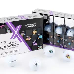 [룽스]골프공 캐릭터 세인트나인골프공 골프볼 3피스 12구