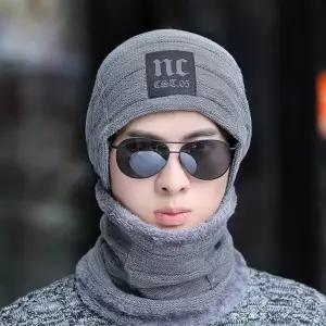 [룽스]모자 코디 빨간비니 넥워머 목도리 액세서리 스타일