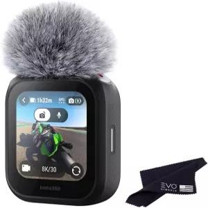 인스타360 GPS 프리뷰 리모트 (마이크 내장) Insta360 에이스 프로 2 및 X5와 호환되는 올인원 (라이브